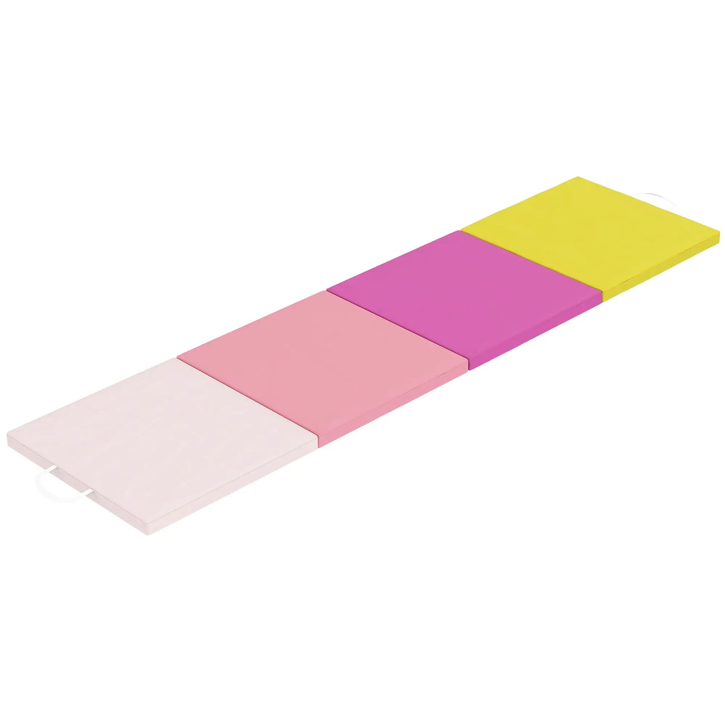 8ft Folding Gymnastics Mat, Thick Exercise Mat with Carry Handles Gymnastics Mats at Gallery Canada