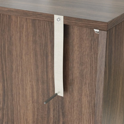 Three-Door Sideboard, Adjustable Shelves, 47" L x 14" W x 29.5" H, Natural Console Tables at Gallery Canada