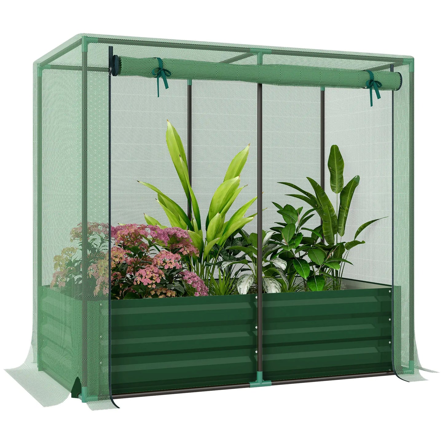 Galvanized Steel Planter Box, Raised Garden Bed, Flowers, Vegs, Herbs Raised Garden Beds at Gallery Canada