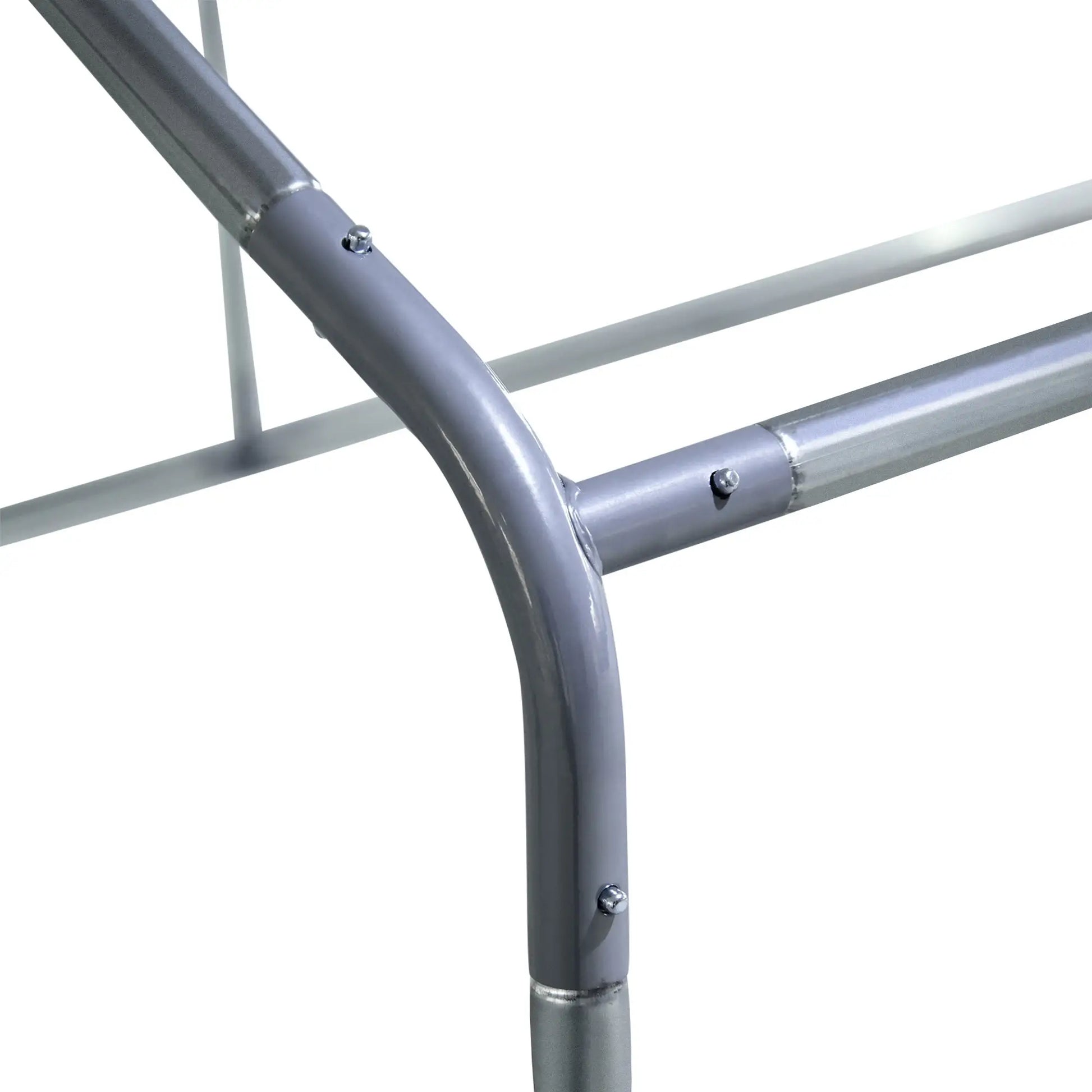 Large Metal Chicken Coop, Walk-In Enclosure, 9.2' x 24.9' x 6.5', Silver Chicken Coops at Gallery Canada