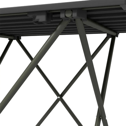 Folding Camping Table, Portable Picnic Table with Carry Bag, Black Picnic Tables & Camping Chairs at Gallery Canada