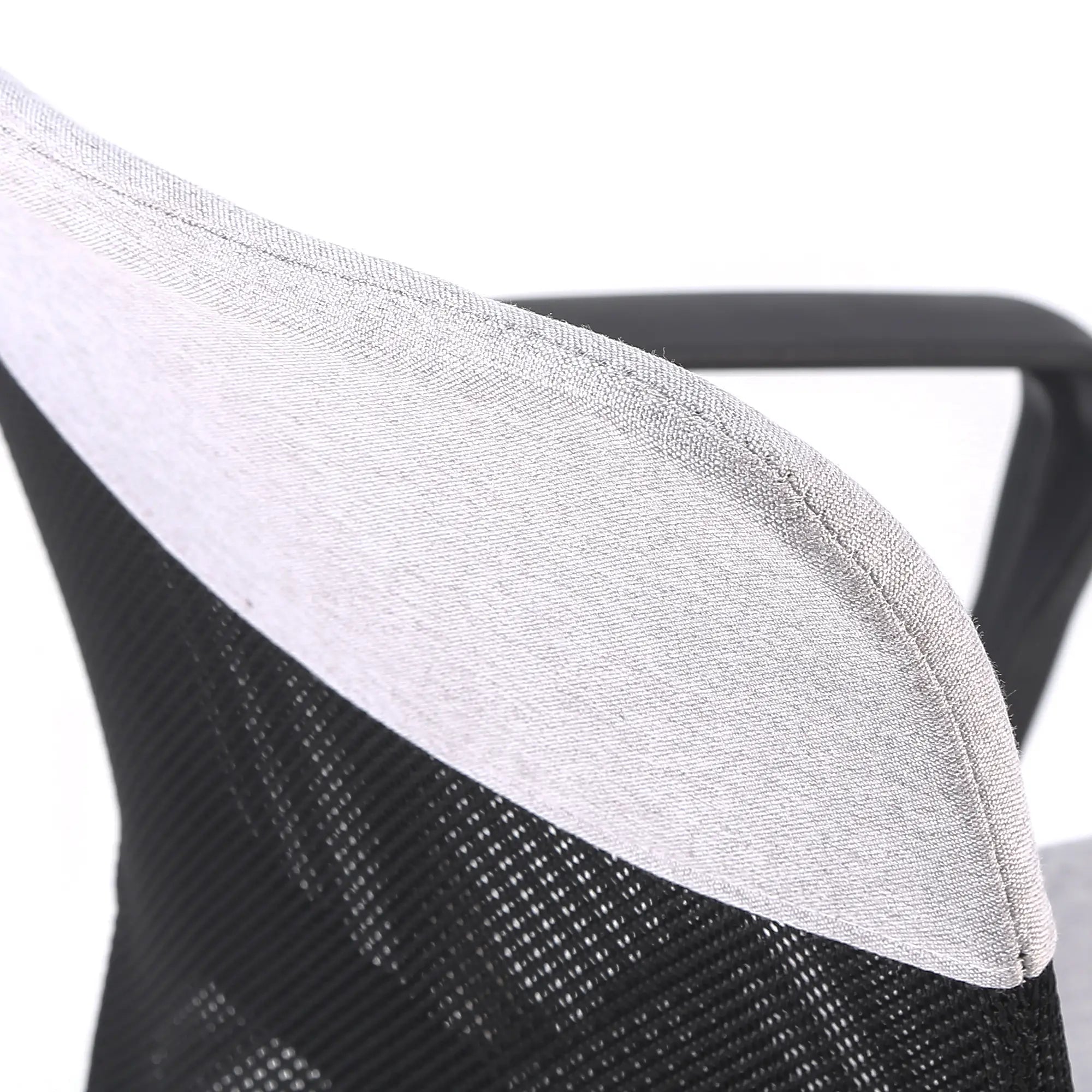 Mid Back Office Chair, Linen Mesh Desk Chair, Adjustable Height, Grey Executive & Manager Chairs at Gallery Canada