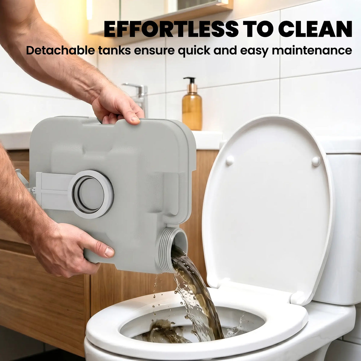 Portable Travel Toilet, Flushable Tank, Camping, Boating, 2.6 Gallon (10L) Camping Toilets at Gallery Canada