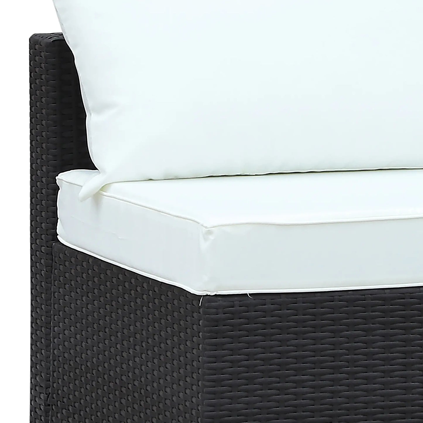 Wicker Sectional Sofa Set, Cushioned Patio Set with Coffee Table Patio Furniture Sets at Gallery Canada