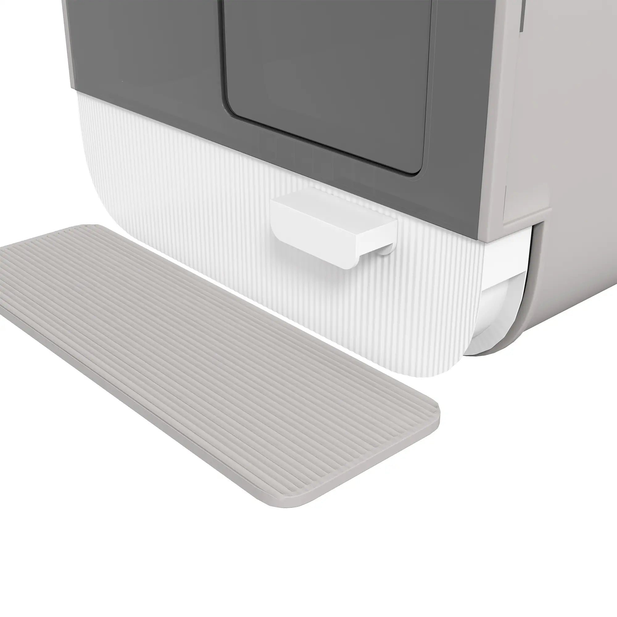 Cat Litter Box with Lid, Removable Tray, Scoop, Filter, Light Grey Cat Litter Box Enclosures at Gallery Canada