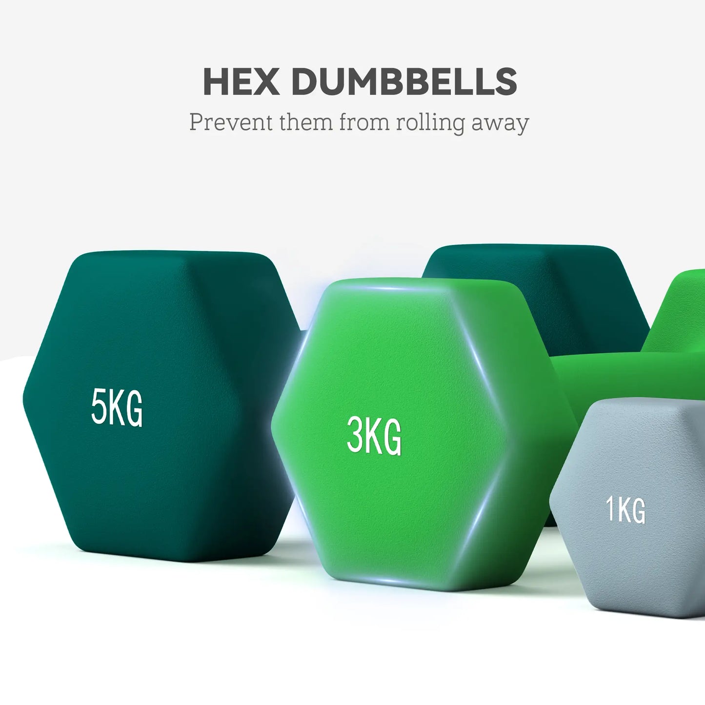 40 LBS Hex Dumbbell Set, Adjustable, Home Gym, Green Dumbbells & Barbells at Gallery Canada