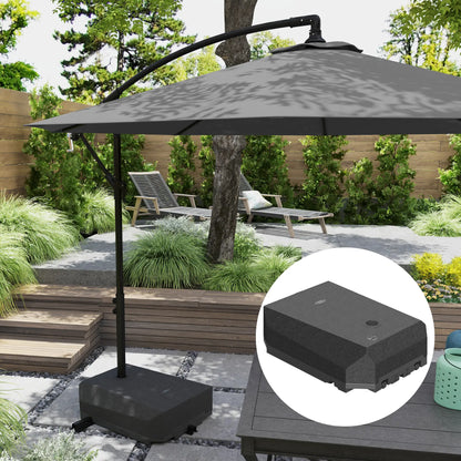 Heavy Duty Cantilever Umbrella Stand With Wheels, Water/Sand Filled Umbrella Bases at Gallery Canada