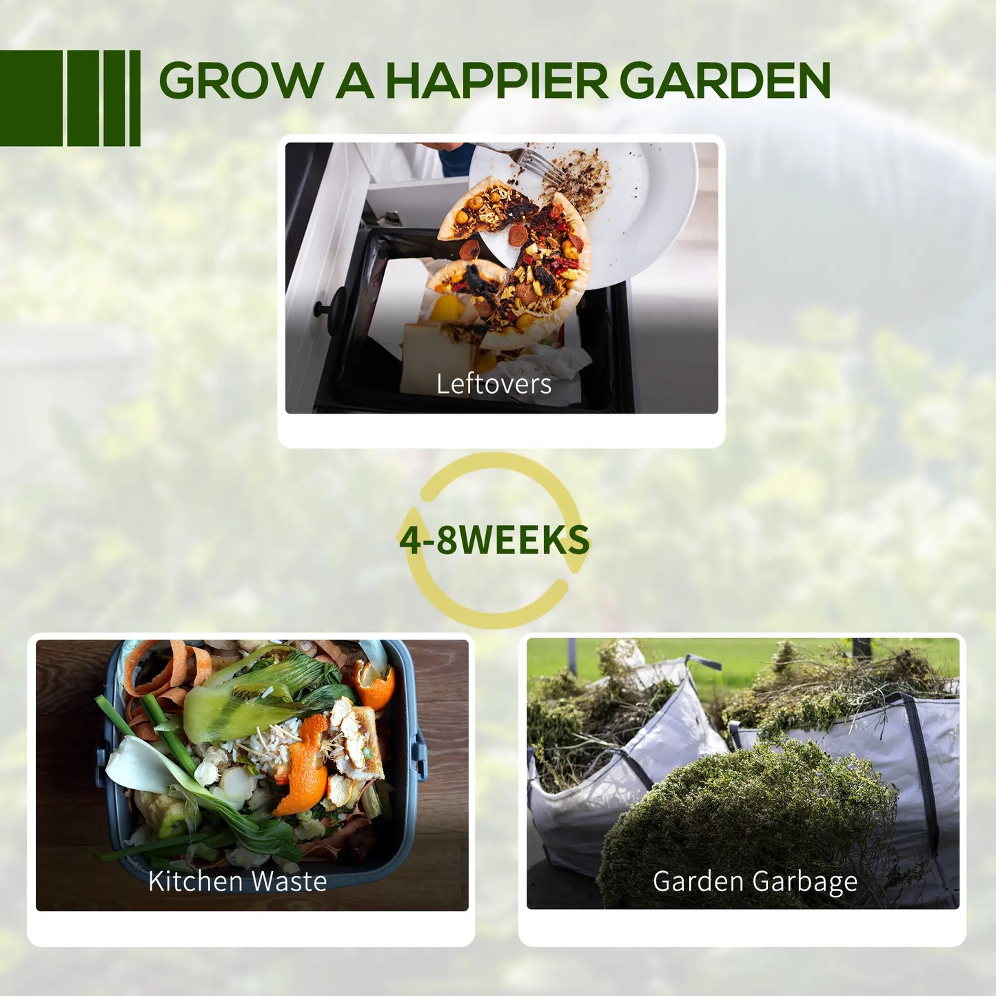 Outdoor Compost Bin, Fast Soil Creation, 80 Gallon, Green Outdoor Compost Bin at Gallery Canada