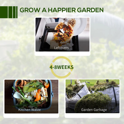 Outdoor Compost Bin, Fast Soil Creation, 80 Gallon, Green Outdoor Compost Bin at Gallery Canada