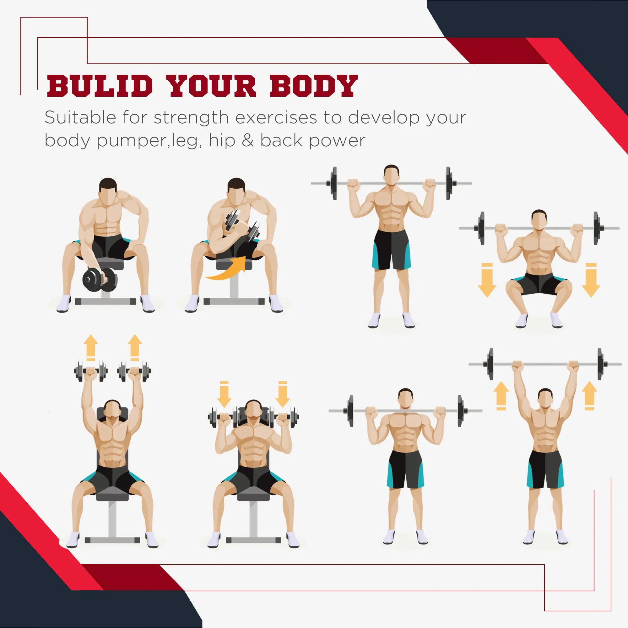 4 Piece Dumbbell Weight Plates Set, 2 x 11lbs and 2 x 22lbs, Black Dumbbells & Barbells at Gallery Canada