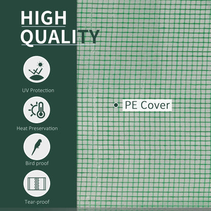 Mini Greenhouse With Zippered Doors, 79" x 39" x 32", Green Mini Greenhouses at Gallery Canada