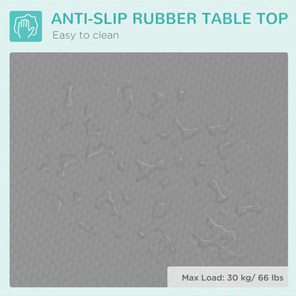 Foldable Pet Grooming Table, Adjustable Arm, Non-Slip, Grey Dog Grooming Tables at Gallery Canada