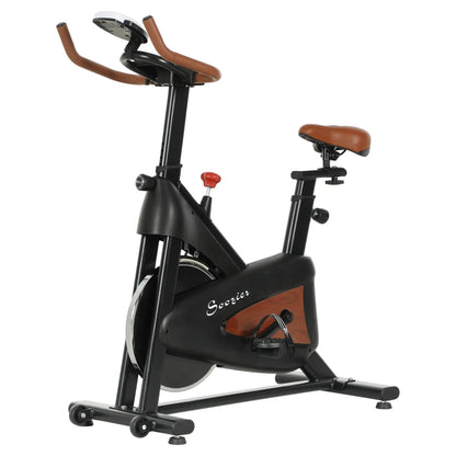 Stationary Exercise Bike, Adjustable Resistance Seat, Black Exercise & Stationary Bikes Black at Gallery Canada
