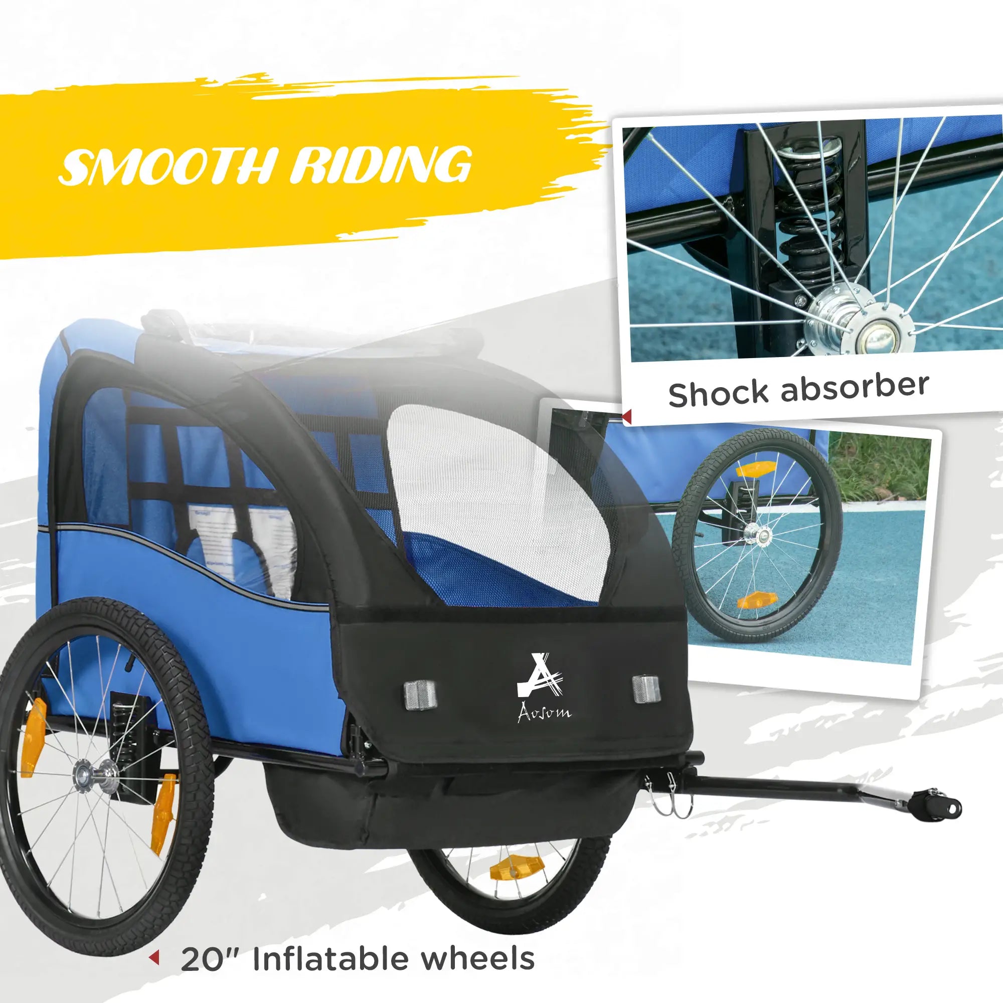 2 Seat Bike Trailer, 20