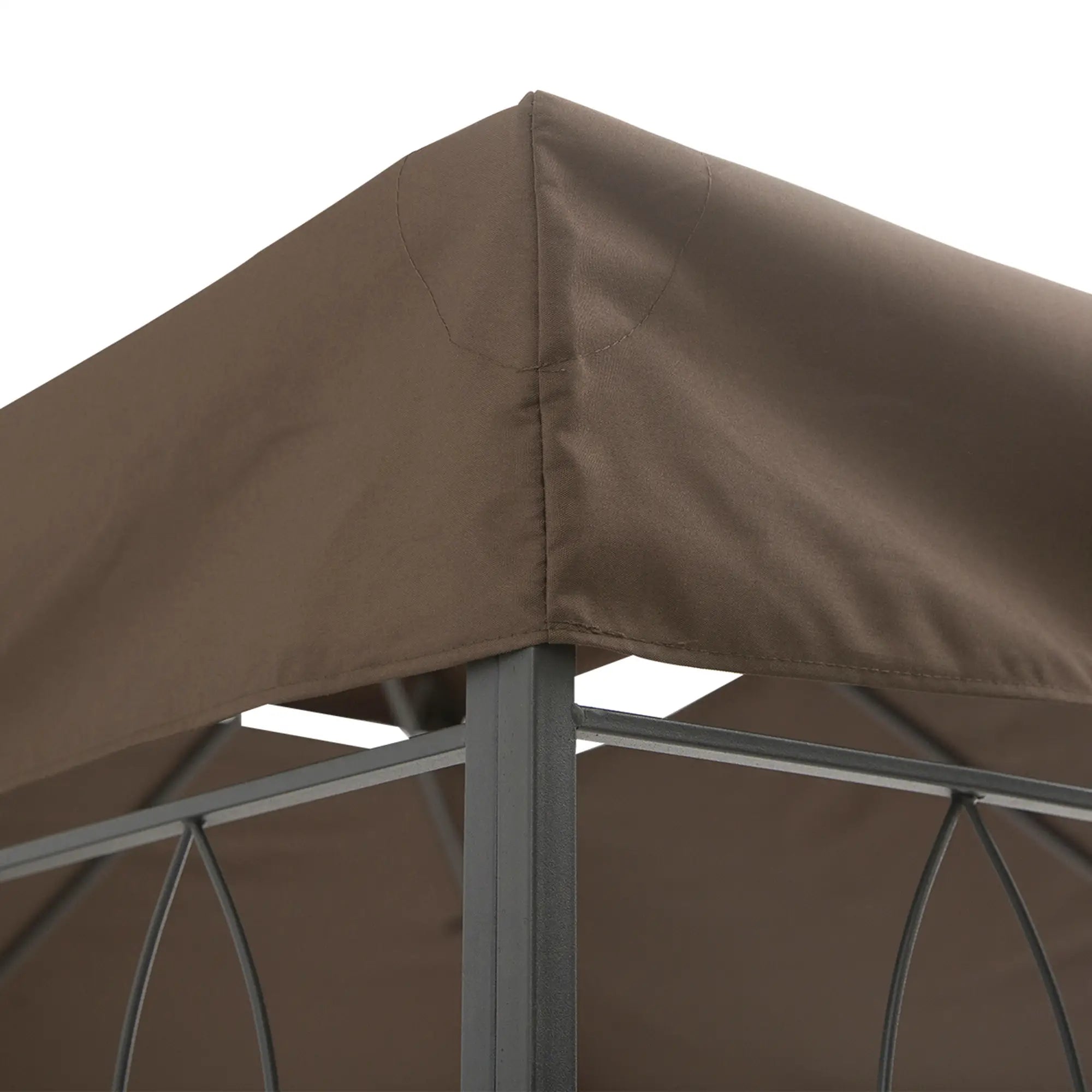 13' x 10' Gazebo Replacement Canopy, 2 Tier Roof, Brown Gazebo Canopy Replacement at Gallery Canada