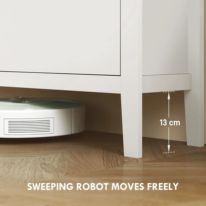 Narrow Shoe Cabinet, 4 Flip Drawers, Adjustable Shelves, White Shoe Storage Cabinets & Racks at Gallery Canada