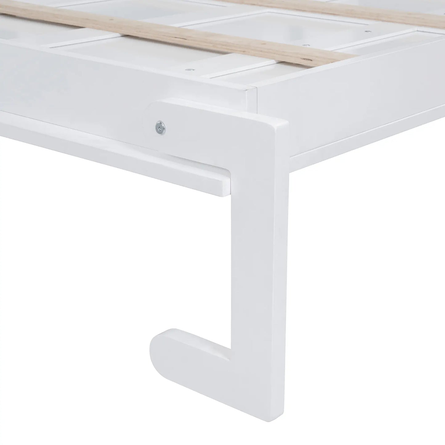 Murphy Bed with Cabinets, Space-Saving Design, 117.5" L x 16" W x 88" H, White Bed Frames at Gallery Canada