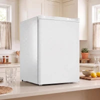 2.6 Cu Ft Mini Fridge, Compact Refrigerator, White