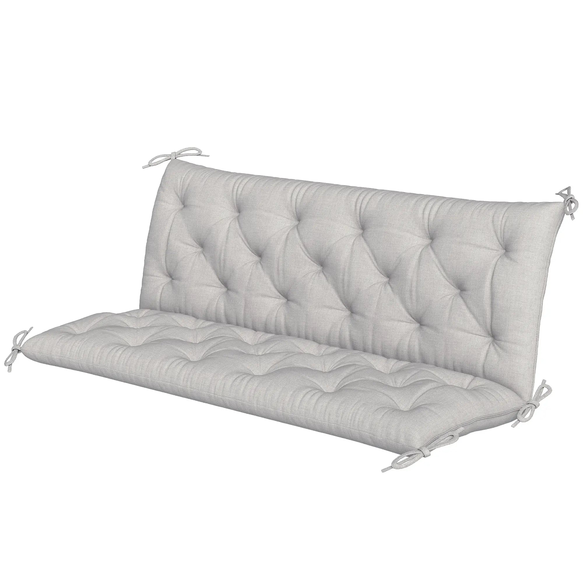 3-Seater Outdoor Swing Chair Cushions, Patio Garden, Light Grey Patio Chair Cushions at Gallery Canada