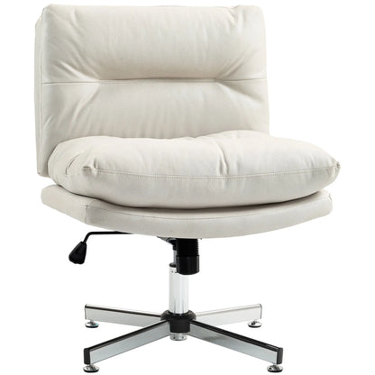Adjustable Height, Tilt Armless Office Chair, Light Grey Task Chairs at Gallery Canada