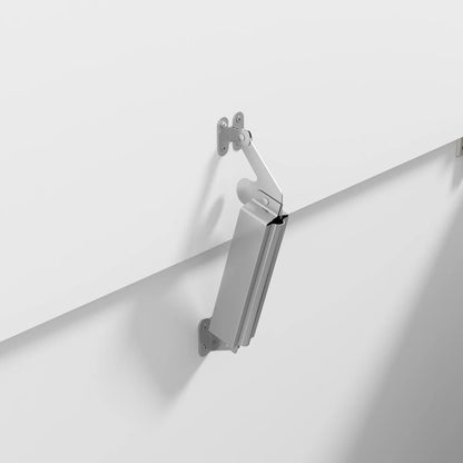 Coffre de rangement avec dessus relevable "31.5", blanc