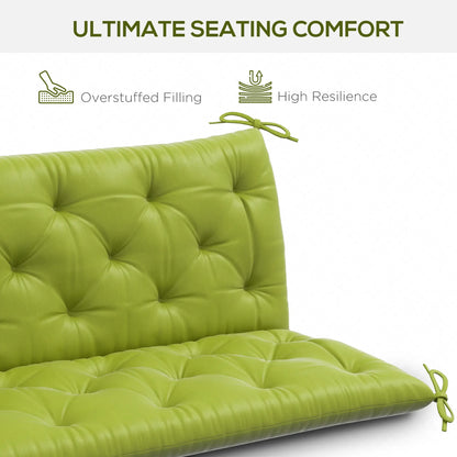 3-Seater Outdoor Bench Swing Cushions, Light Green Patio Chair Cushions at Gallery Canada