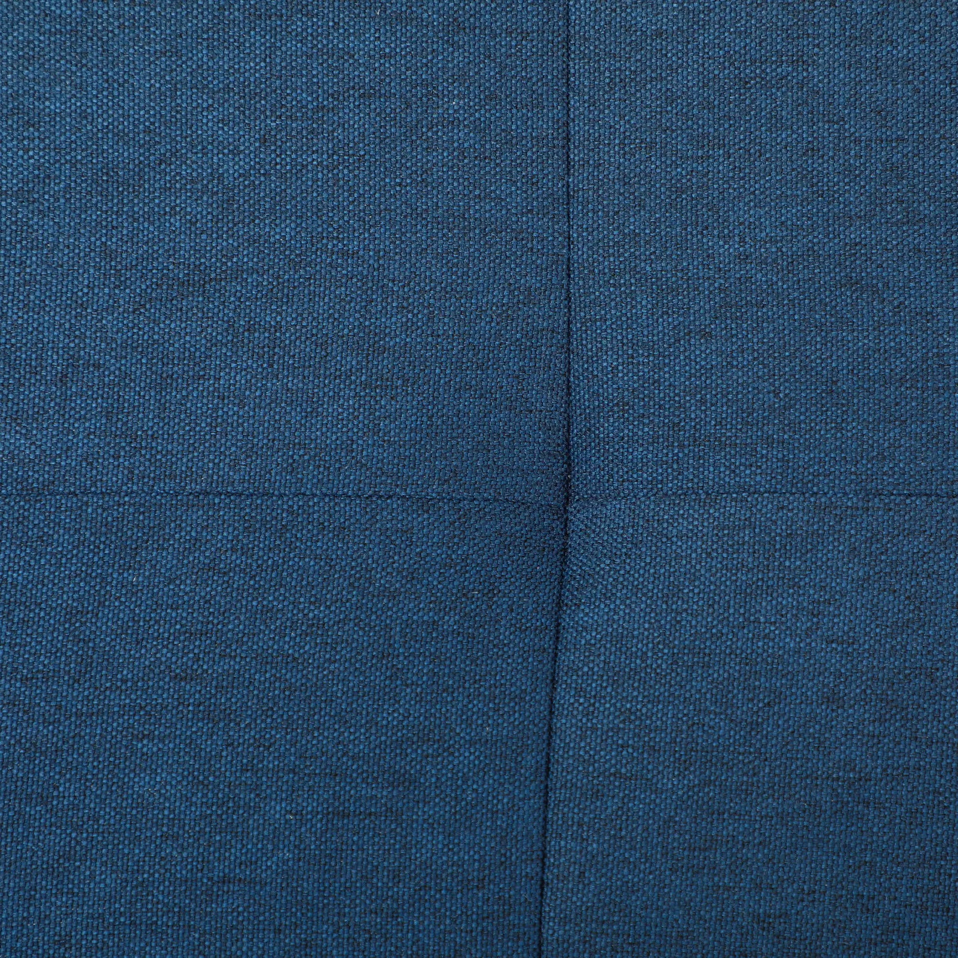 Rectangular Entry Bench, Tufted Upholstered Linen, Wood Feet, Blue Storage Ottomans & Benches at Gallery Canada