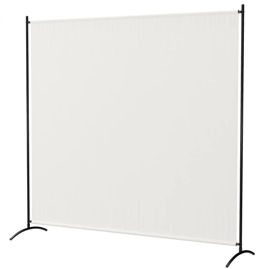 Single Panel Room Divider, UV30+ Privacy Screen, Indoor Outdoor, Beige Side Awnings Beige at Gallery Canada