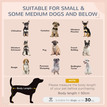 Elevated Rattan Dog House, Wicker Bed with Cushion, Small Medium Dogs, Cream White Houses, Kennels & Pens at Gallery Canada