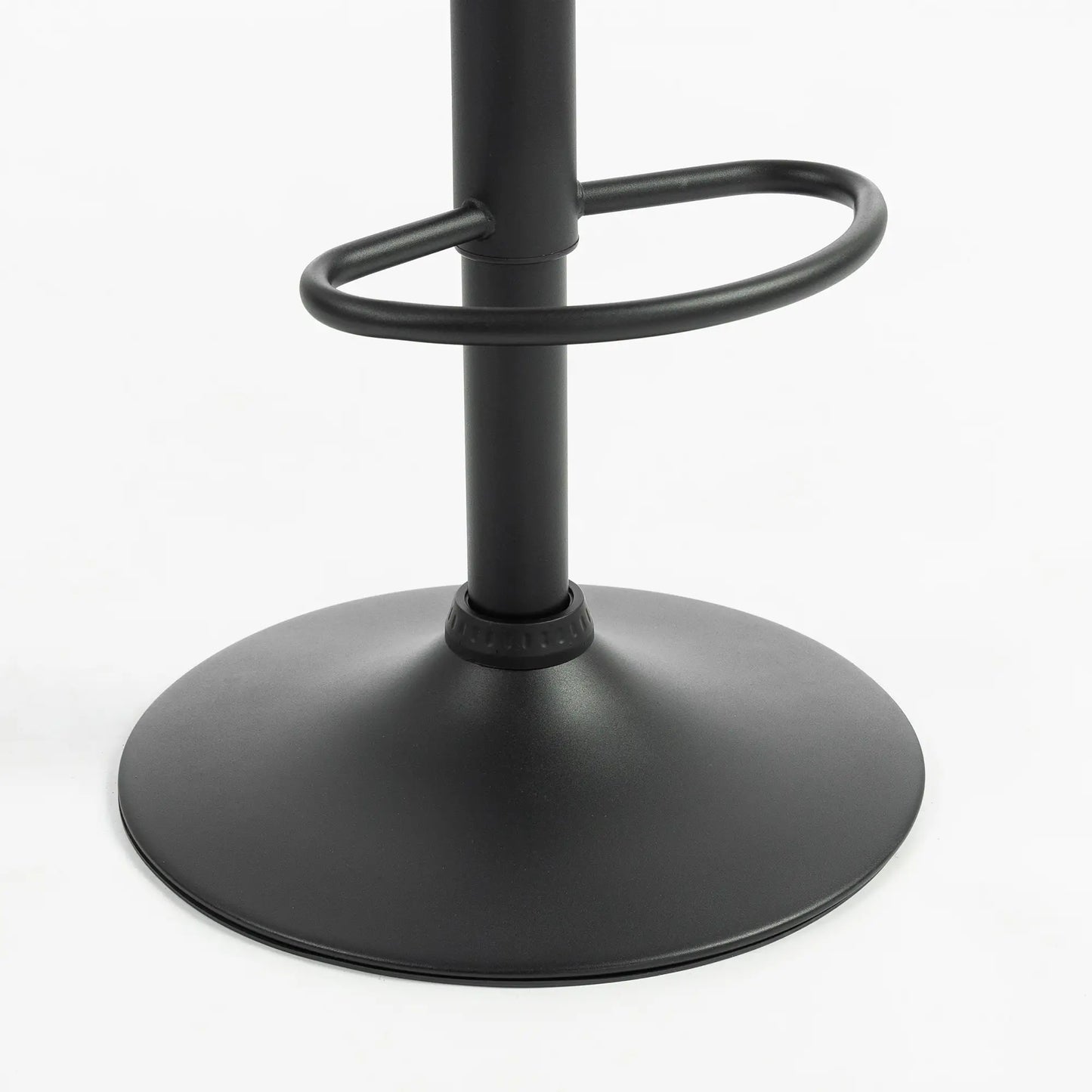 Bar Stools Set of 2, Swivel, Adjustable Height, PU Leather, PU Leather
