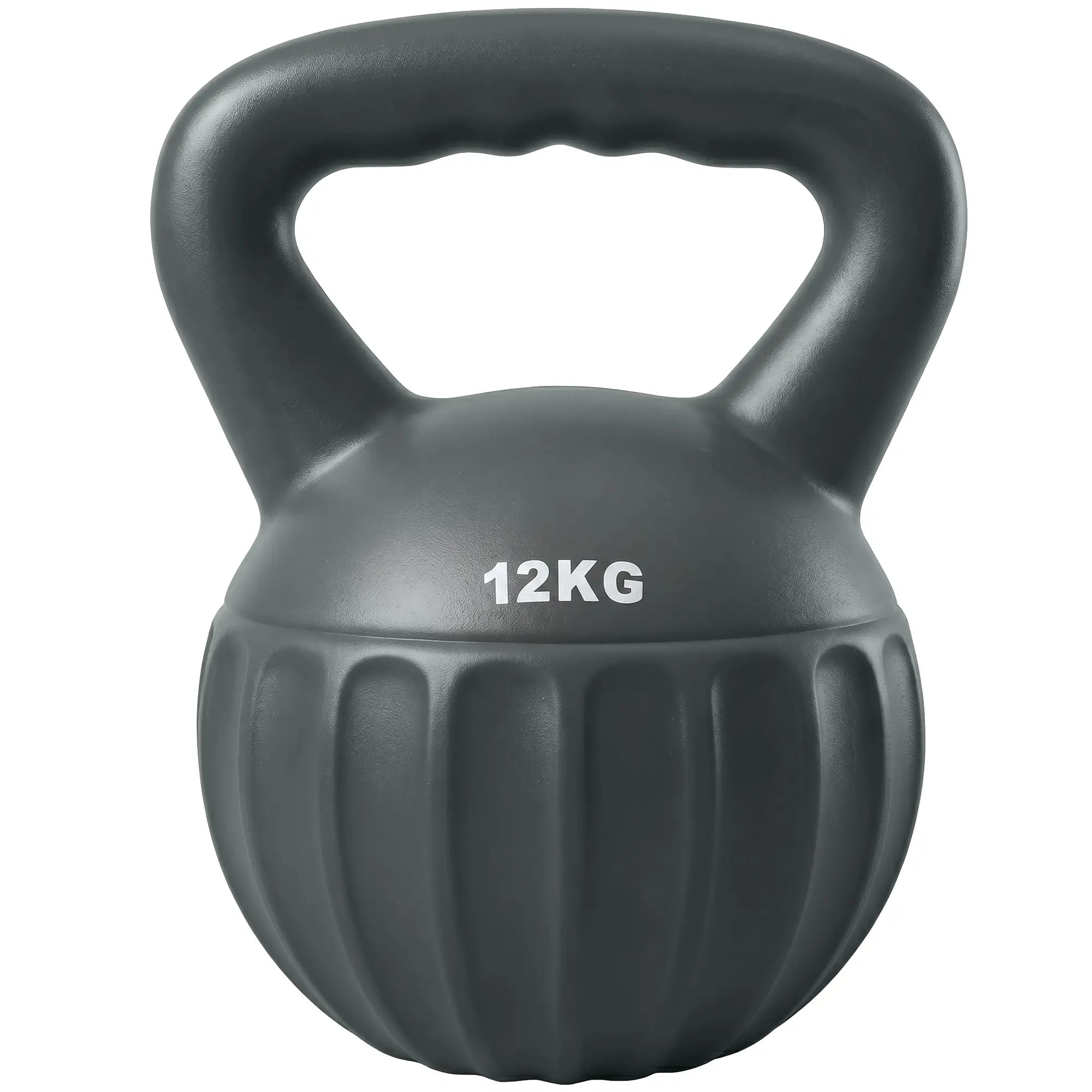 26 lbs Kettlebell With Non-Slip Handle, Home Gym Weight Lifting, Grey Strength Training Equipment at Gallery Canada