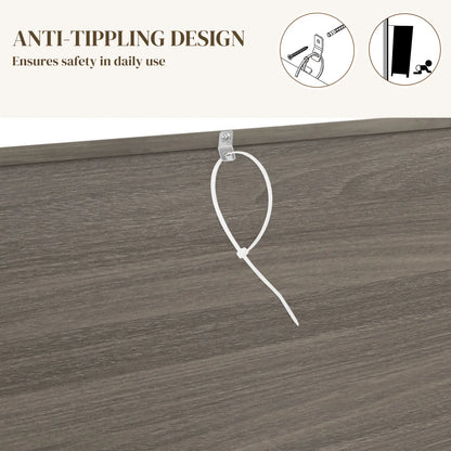 60" Buffet Cabinet, Farmhouse Sideboard, Sliding Barn Doors, Light Grey Bar Cabinets at Gallery Canada