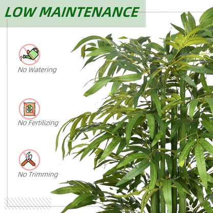 6 FT Artificial Bamboo Tree in Pot, Home Office Decor, Green Artificial Trees at Gallery Canada