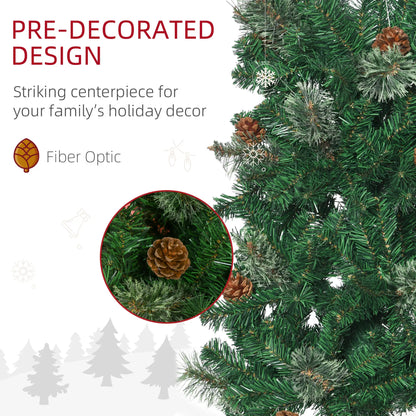 6.5ft Pencil Christmas Tree, Artificial, Pine Needles, Realistic Branches, Green Pencil Christmas Trees at Gallery Canada