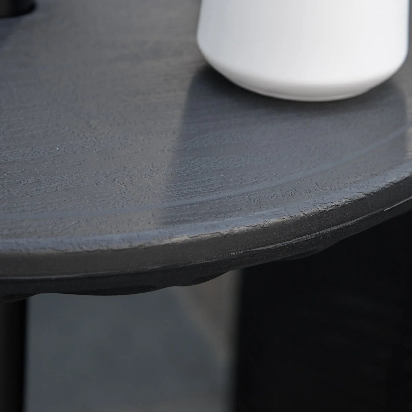 19.7" Round Patio Umbrella Table Tray, for Pool, Beach, Garden, Black Patio Umbrellas at Gallery Canada