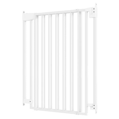 28.3-42.7 In Wide Dog Gate, Dual Locks, White Pet Gates at Gallery Canada