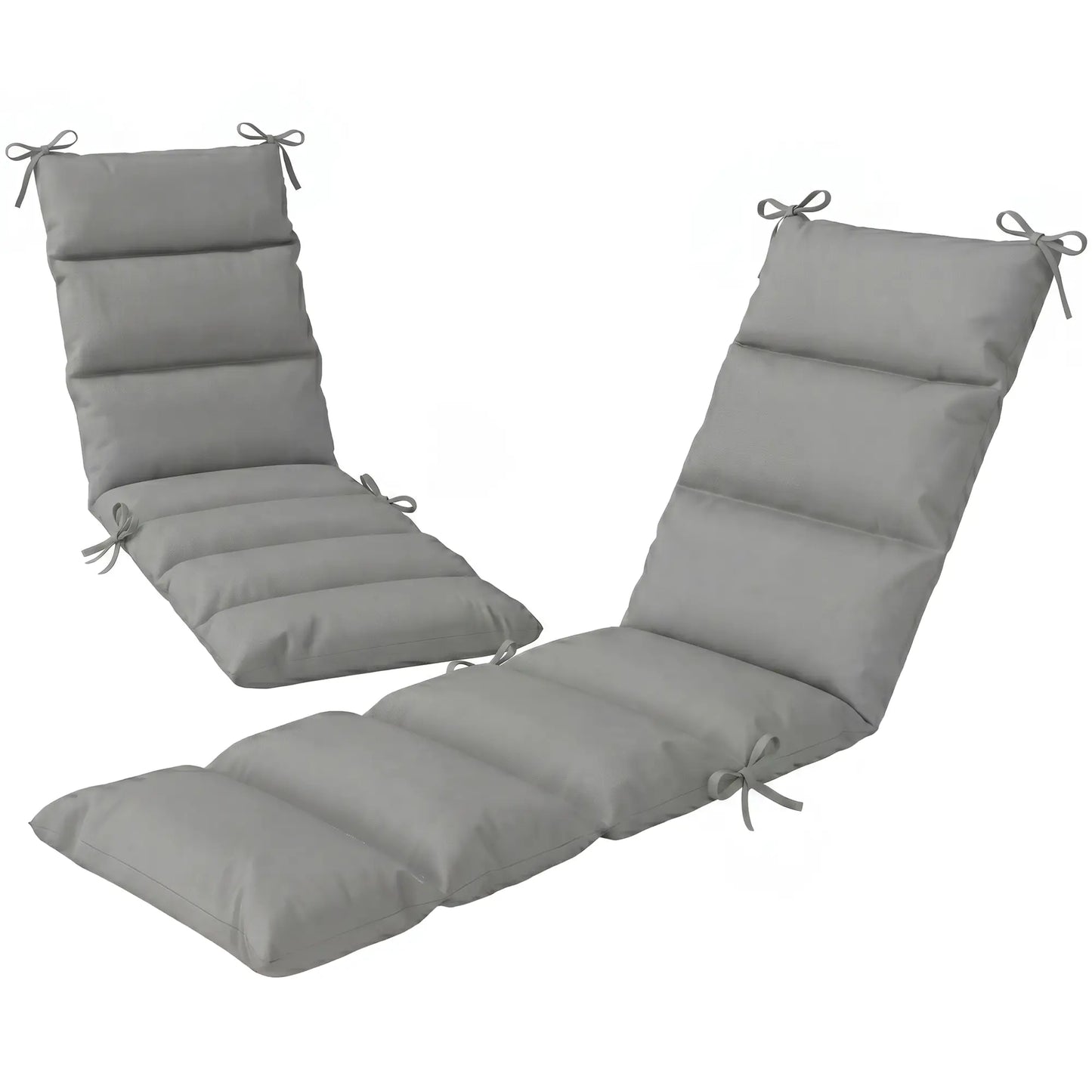 Outdoor Lounge Chair Cushion, Reversible, Zipper, Dark Grey Patio Chair Cushions Dark Grey at Gallery Canada