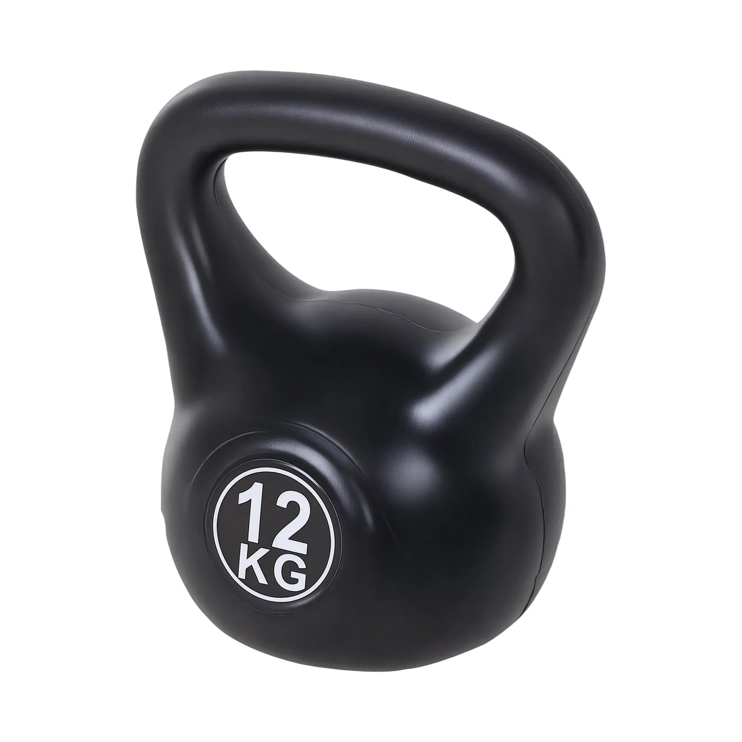 26lb Fitness Kettlebell, Plastic Exercise Weight, Sand Filled, Noise Reduction Strength Training Equipment at Gallery Canada