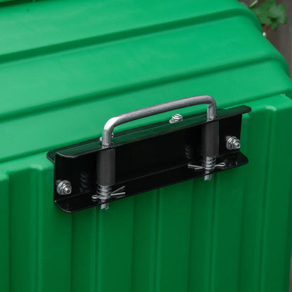 Heavy Duty Garden Dump Cart, 440lbs, Steel Frame, 12" Pneumatic Tires, Green Folding Garden Carts at Gallery Canada