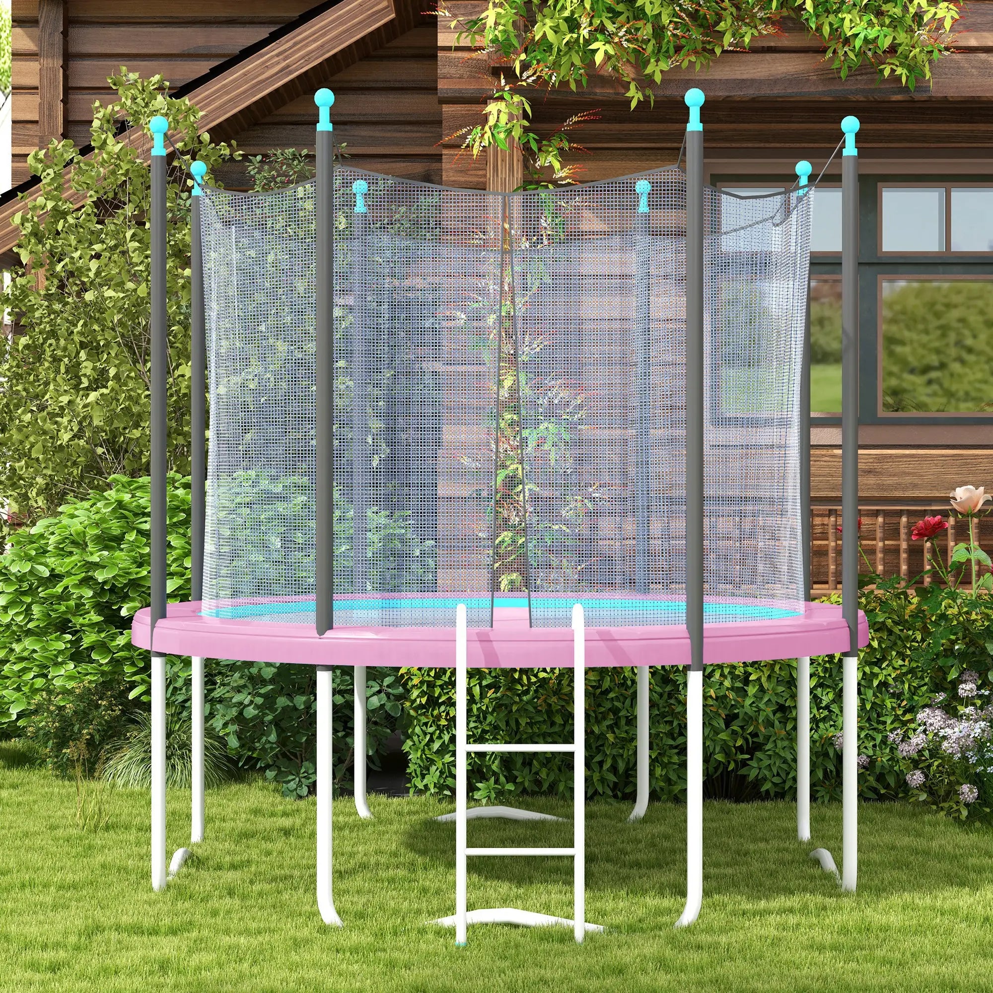 8FT Trampoline Spring Cover, Waterproof, Tear-Resistant, Pink Trampolines at Gallery Canada