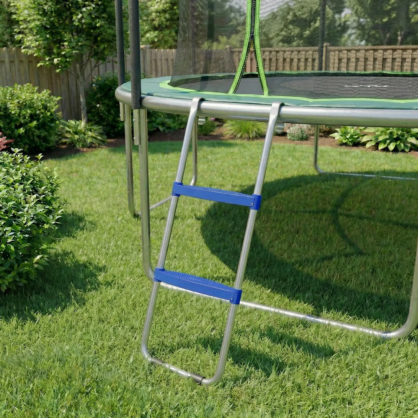 Trampoline Ladder, 2 Steps, Galvanized Steel, 330LBS Capacity Trampolines at Gallery Canada