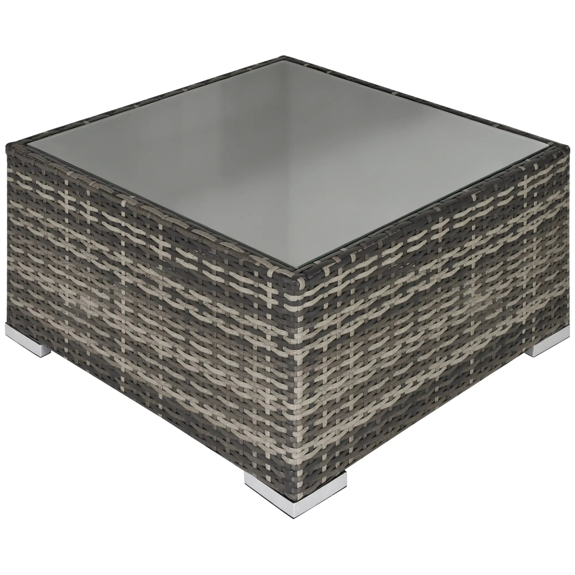 Rattan Coffee Table, 25.6