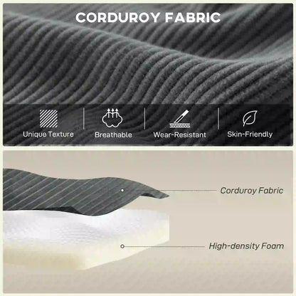 Modular Sectional Sofa Bed, L Shaped Couch, Dark Grey 3-Seater Sofas at Gallery Canada