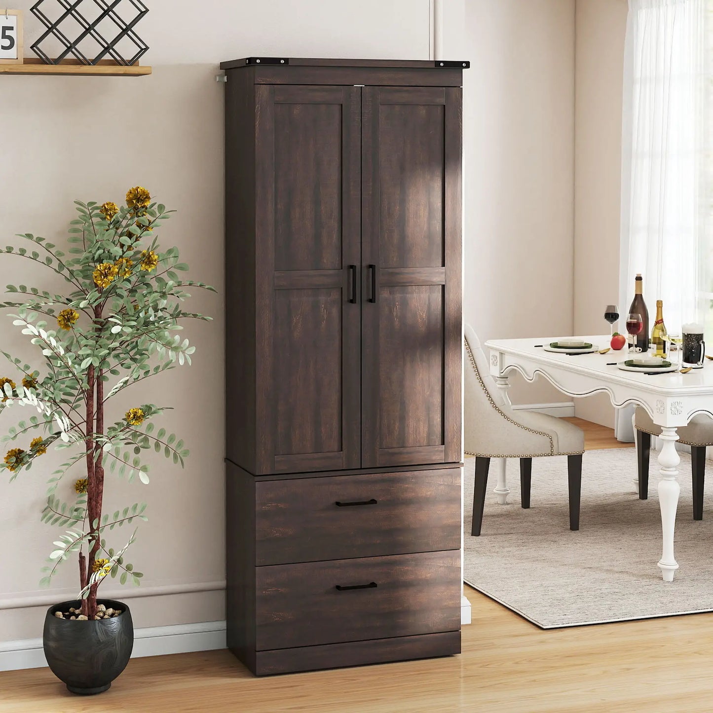 67" Tall Kitchen Pantry Cabinet, Doors, Drawers, Adjustable Shelves Kitchen Pantry Cabinets at Gallery Canada