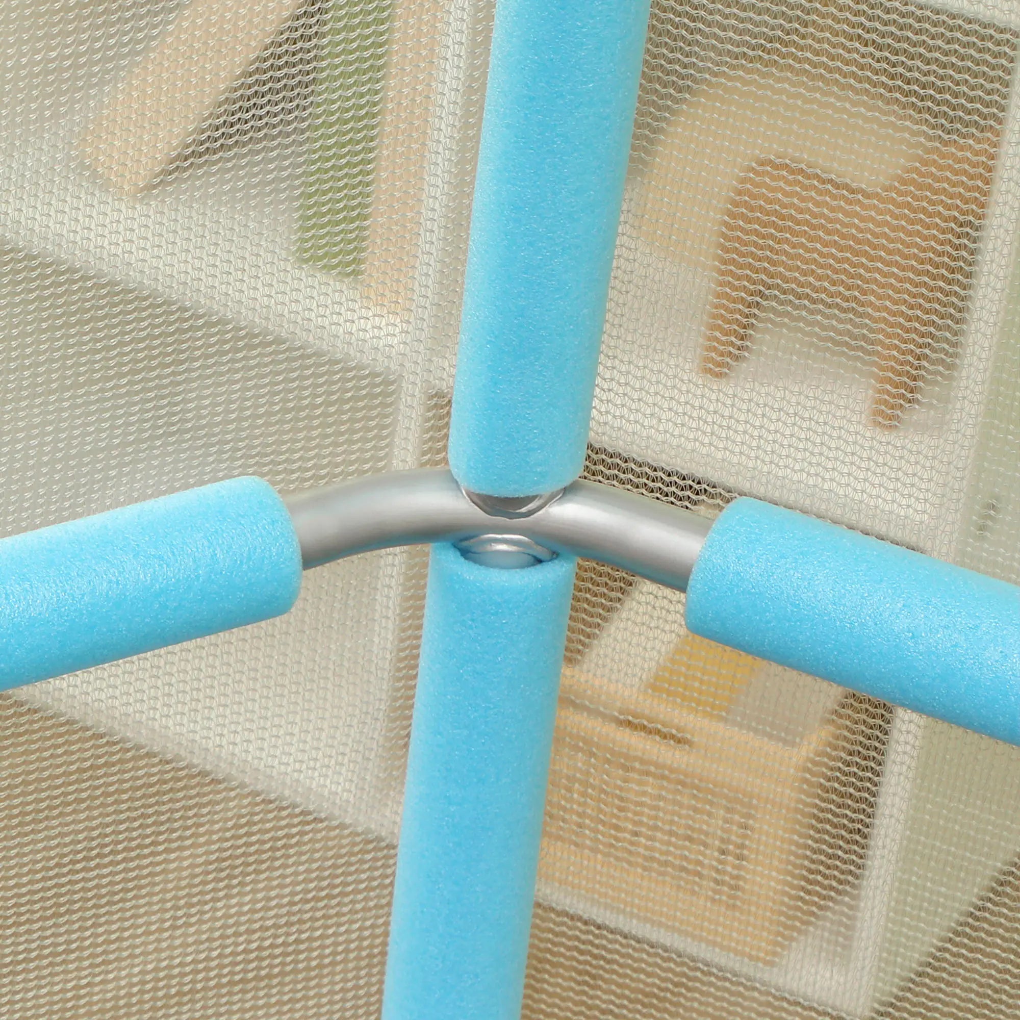 Kids Trampoline, 4.6FT with Handlebar, Safety Net, Blue Trampolines at Gallery Canada