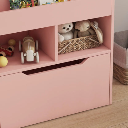 Kids Bookcase with Storage Drawer, for Classroom, Bedroom, Pink Baby & Kids Storage at Gallery Canada