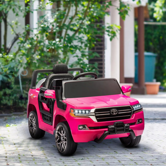 12V Licensed Kids Car, Remote Control, Four Wheel Spring Suspension, Pink Electric Toy Cars Pink at Gallery Canada