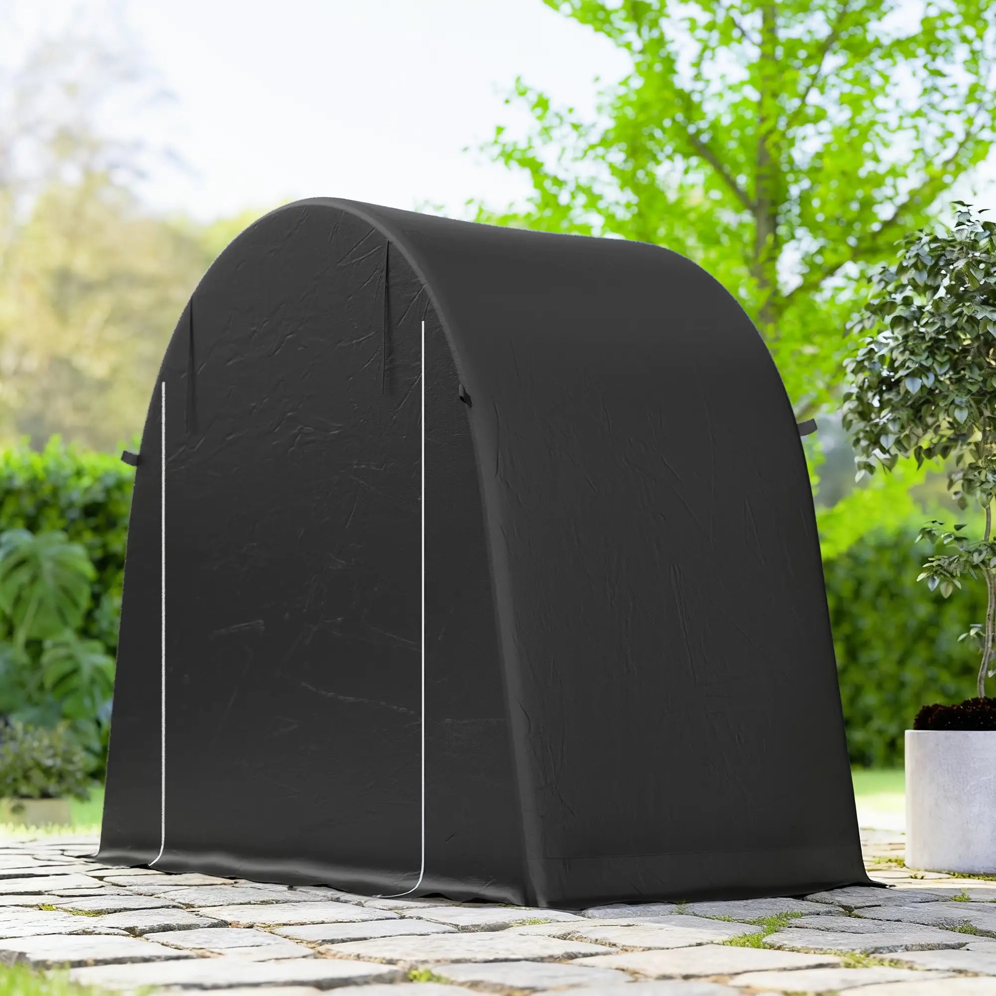 8' x 4' Portable Shed, Waterproof Bike Tent, Roll-Up Zipper Door Sheds at Gallery Canada