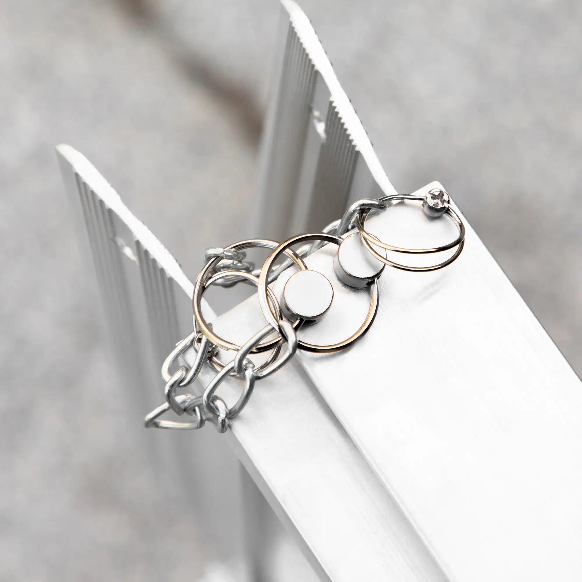 8' Foldable Handicap Ramp, Aluminum Wheelchair Ramp, Textured Threshold, Silver Knee Walker & Wheelchair Ramps at Gallery Canada