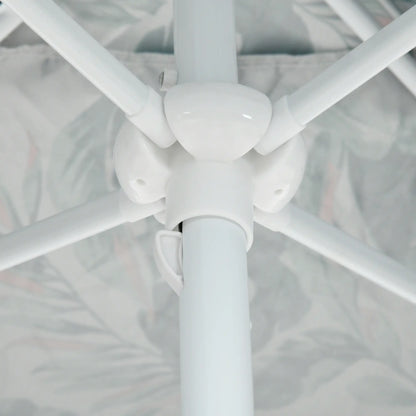 6.5' Beach Umbrella, UV50+ Sun Shade with Sandbags, Green Beach Umbrellas at Gallery Canada